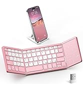 Artciety Foldable Bluetooth Keyboard, Folding Portable Wireless Keyboard with Touchpad Numeric Ke...