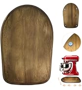 Acacia Wood Mixer Slider, Smooth Glide Tray, Non-Slip Pad, Countertop Protector Base, Compatible ...