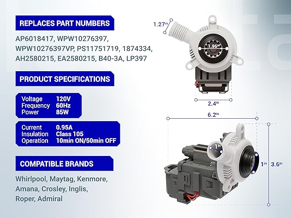 279769 dryer thermal cut-off kit wp3387134 wp3390291 fuse wp3392519 w11050897 high limit thermostat