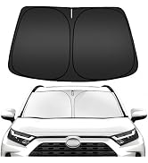 ARISMOTOR Windshield Sun Shade for Toyota RAV4 2019-2025, Custom Fit Foldable Front Window Sunsha...