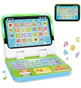 Learning Toy for Kids 1 2 3 Year Old Boys Girls, Learning Laptop for Toddlers 1-3, Interactive Ed...