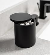 Cotton Swab Holder Bathroom Organizer Bathroom canister with lid cotton pad holder