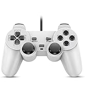 FIOTOK Wired Controller Compatible with PS2 Console with Upgraded Joystick/Double Shock/with 2.2M...