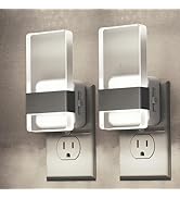 L LOHAS LED Night Light, Night Lights Plug Into Wall, 2 Pack Decorative Nightlight with Light Sen...