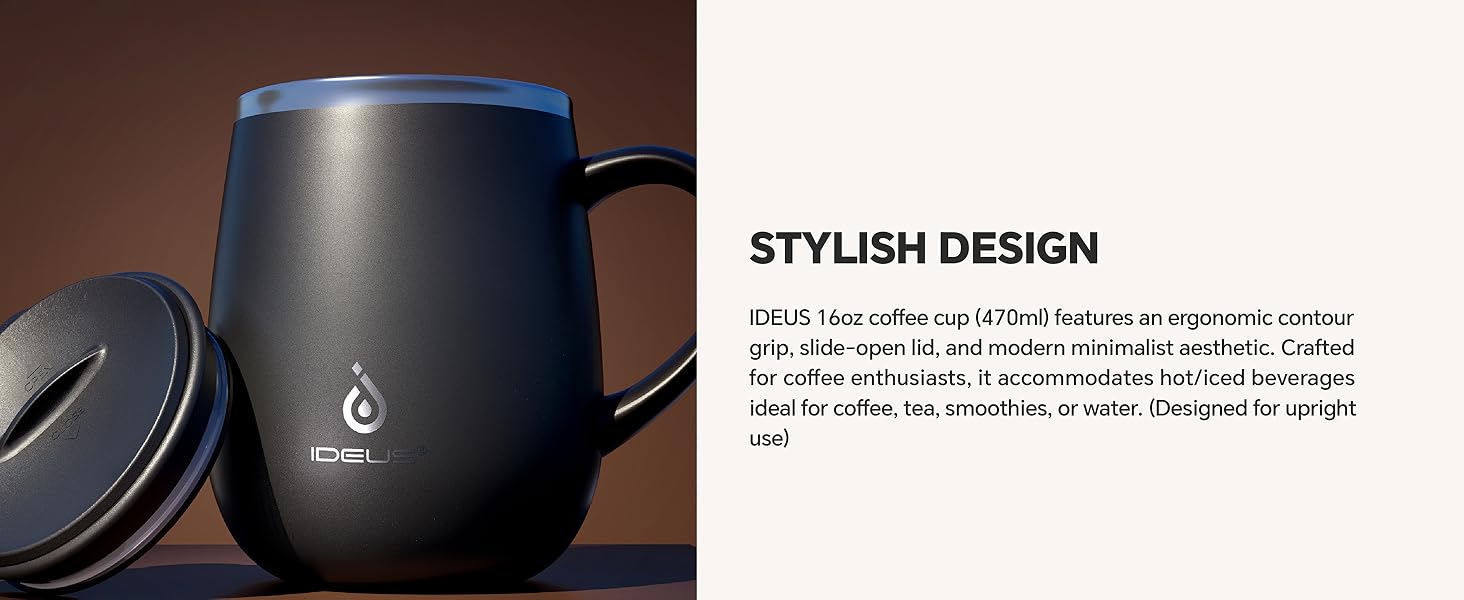 ideus 16 oz insulated coffee mug