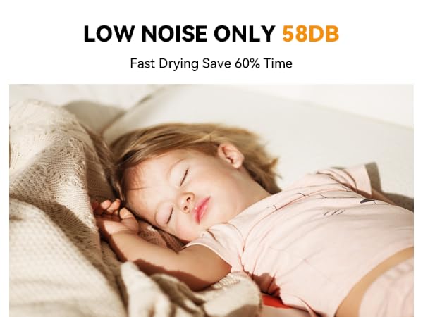 noiseless blow dryer