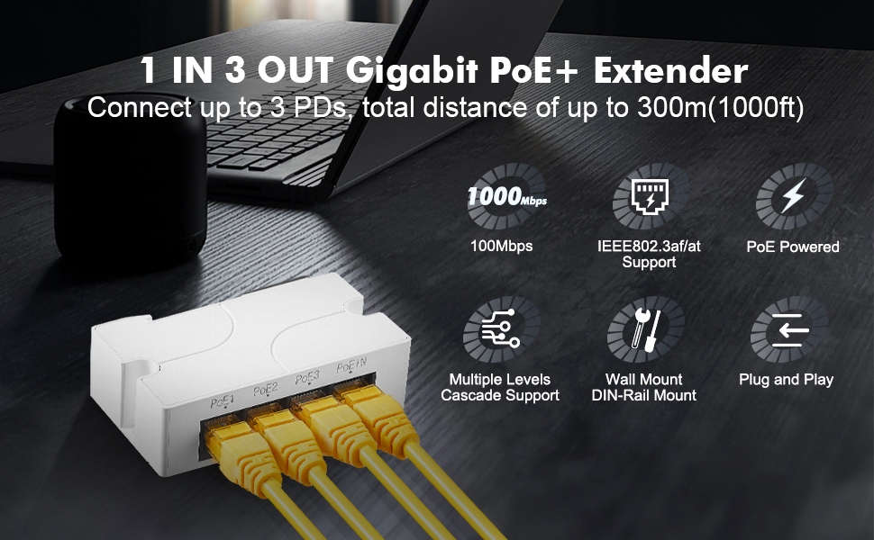 gigabit poe extender