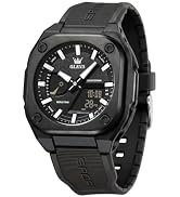 OLEVS Watches for Men Square Multifunctional Sports Watch Wrist Watch Gift | LED luminous, World ...