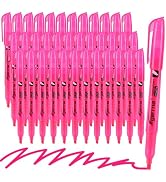 Highlighters 36 Pack, Chisel Tip Pink Highlighter Bright Colors, Quickly Drying, Perfect for Stud...