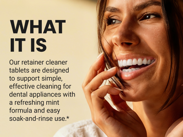 effervescent tablets retainer brite polident efferdent invisalign cleaning tablets for Invisalign