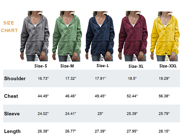 lightweight rain jacket