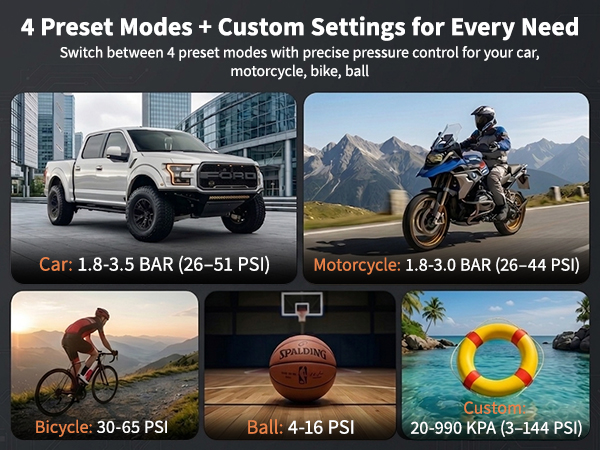 tire pump for car portable