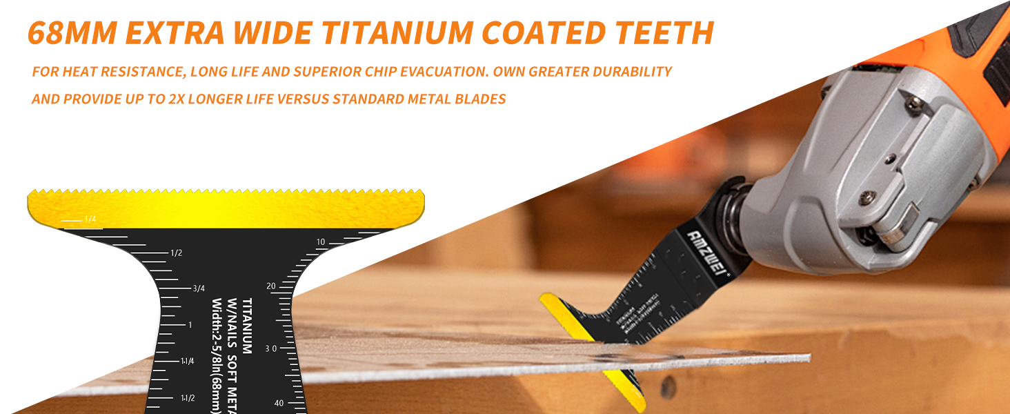 titanium oscillating saw blades