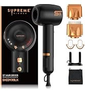 Supreme Trimmer Hair Dryer SHD347, 300 Million Negative Ionic Blow Dryer | 110,000 RPM Brushless ...