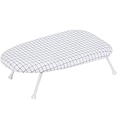 STORAGE MANIAC Tabletop Ironing Board with Folding Legs, Extra Wide Countertop Ironing Board with...