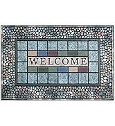 CHICHIC Entrance Door Mat Large 24 x 36 Inch Entry Way Doormat Front Door Rug Outdoor Heavy Duty ...