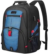 LOVEVOOK Travel Laptop Backpack Waterproof Anti Theft Backpack with Lock and USB Charging Port La...
