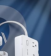 DEPOW 2 Prong Power Strip, 2 to 3 Prong Outlet Adapter with 5 AC &amp; 4 USB Ports (2 USB C), 5FT Bra...