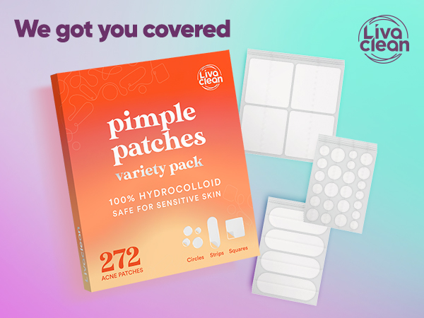 330 CT Circle Pimple Patches w/ Ingredients