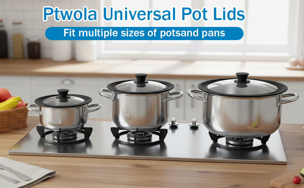 Ptwola Universal Pot Lids