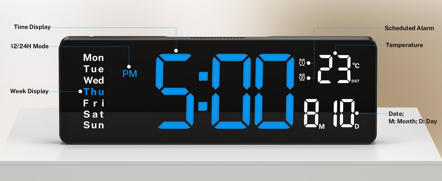 LED WALL CLOCK