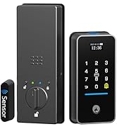 WiFi Smart Deadbolt Lock with Auto Lock Sensor, Anweller Fingerprint Keyless Entry Door Lock for ...