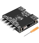 Mini Amplifier Audio Amplifier Board ZK-AS21 2.1 Channel Module 220W x 2 + 350W Digital Receiver ...