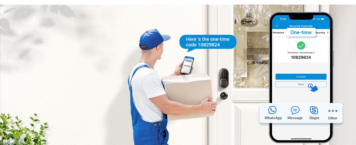 front door lock set