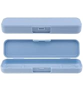 OriGlam 1pcs 20cm / 7.8inch Portable Flatware Box Travel Tableware Storage Case(Green)