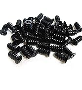 Easycargo PC Case Fan Screws for 60mm, 70mm, 80mm, 90mm, 92mm, 120mm, 140mm (50 Pack Black)