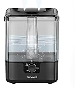 CHIVALZ Humidifiers for Bedroom, 6L Cool Mist Humidifiers for Baby Nursery, 26dB Quiet, 50H Runti...