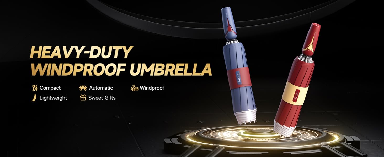 Heavy-Duty Windproof Umbrella