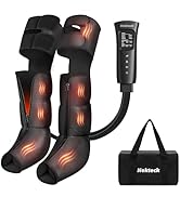 Nekteck Leg Compression Massager with Heat Leg Massager for Circulation and Pain Relief, Air Comp...