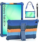 DETUOSI Silicone Case for Samsung Galaxy Tab A11+ Plus 11 Inch 2026/ Tab A9+ Plus 2024, Multi-Ang...
