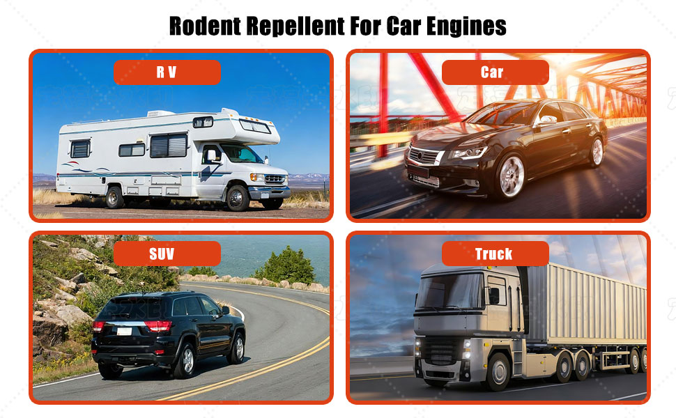 Ultrasonic Rodent Mice Repeller for car engines
