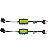KOOMTOOM H4 9003 HB2 LED Bulbs CANbus Decoder - Anti-Flickering Harness Decoder/Dashboard Warning...