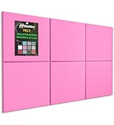 Hsurbtra Large Cork Board for Wall 36 x 24 Inch, 6 Pack Felt Bulletin Notice Board with Pushpins ...