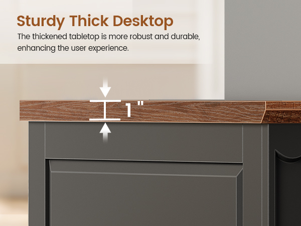 computer desk with hutch