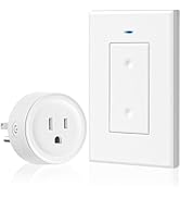 Mini Remote Control Outlet Wireless Light Switch, Removable Remote Light Switch, Expandable Remot...