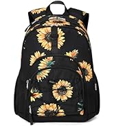 ZORFIN Backpack for School Travel: Bookbag for Girls Boys - Laptop Backpack with Multiple Compart...