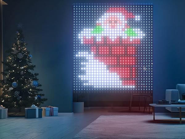 indoor smart curtain lights christmas light