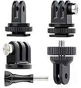 SOONSUN Tripod Mount Adapter, 1/4 - 20 Screw Adapter, Tripod and Cold Shoe Mount Convert Adapter