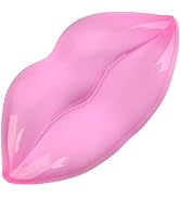 Gel Wrist Rest for Keyboard and Mouse Transparent Pink Lip Elbow Pad Cushion Ergonomic Cute Clear...