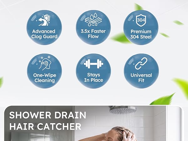 hair catcher shower drain