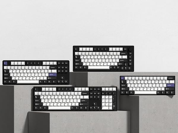 Double Shot PBT Keycaps Set 138 Keys, Cherry Profile Custom Keycaps