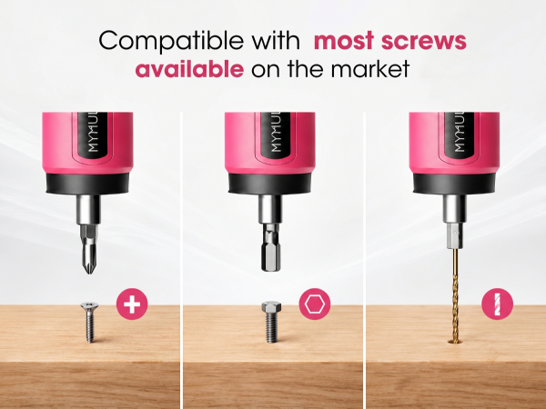 Cordless Screwdriver Rechargeable drill Electric Screwdriver, Screw Gun, 3Nm Power Screwdriver