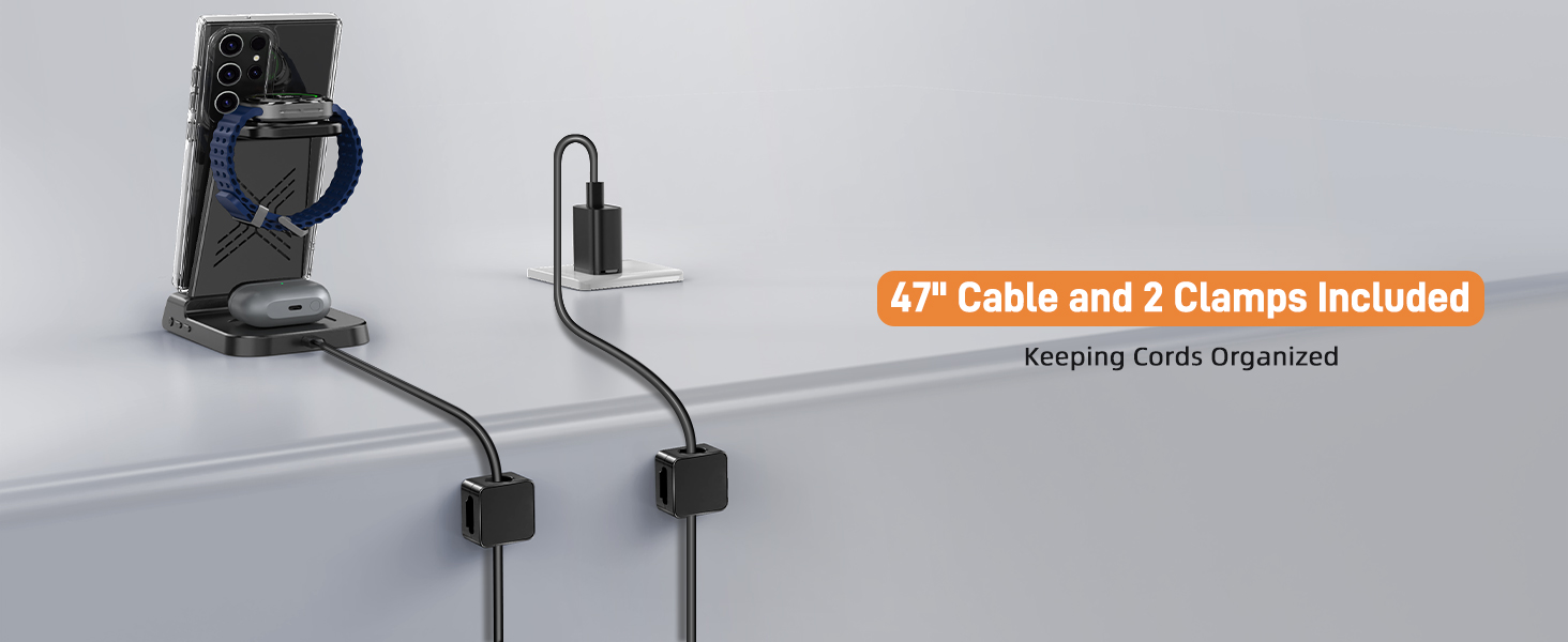 2 Cable Clips Included