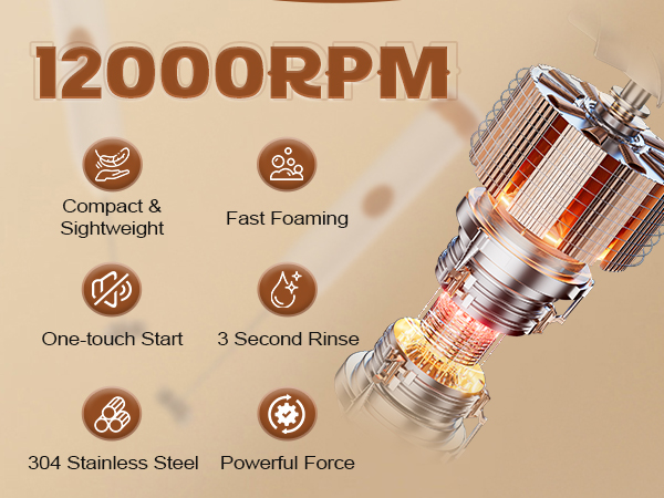 Milk mixing stick coffee mixer