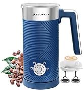 Huogary Milk Frother,4 in 1 Milk Frother and Steamer,10.14 oz /300 ml Hot and Cold Foam Maker,Mil...