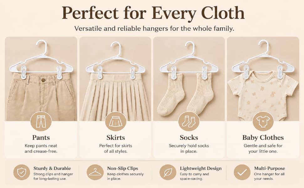 Plastic Hanger Clips for Baby Clothes,Hanger Clips hangers with clips